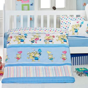 купить Детское постельное белье для младенцев Eponj Home - Pitircik Mavi 100x150