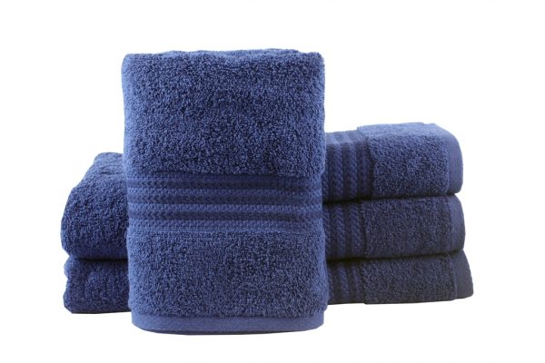 купить Махровое полотенце RAINBOW 50x90см синее