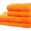 купить Махровое полотенце RAINBOW оранжевое 37661