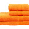 купить Махровое полотенце RAINBOW оранжевое 37662