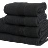 купить Махровое полотенце RAINBOW черное 37701