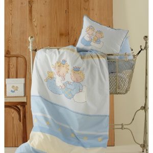 купить Постельное белье для младенцев Karaca Home - Mini голубое 100x150