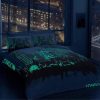 купить Светящееся постельное белье ТМ TAC Glow London Сатин Fluorescent 200x220 43016