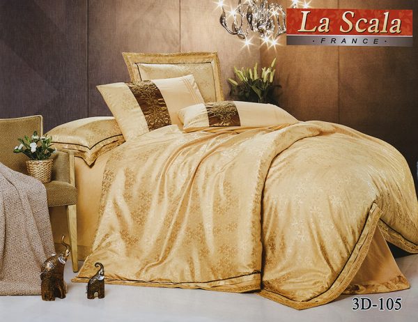 купить Шелковое постельное белье La Scala 3D-105