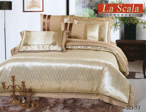 купить Шелковое постельное белье La Scala 3D-53