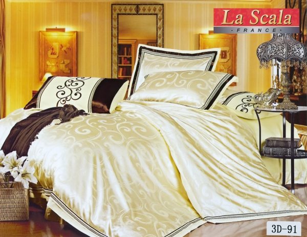 купить Шелковое постельное белье La Scala 3D-91