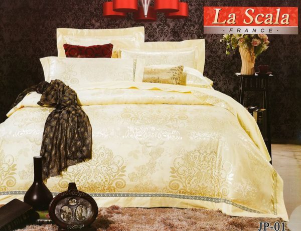 купить Шелковое постельное белье La Scala жаккард JP-01