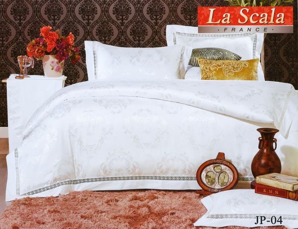 купить Шелковое постельное белье La Scala жаккард JP-04