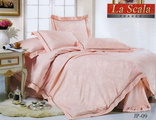 купить Шелковое постельное белье La Scala жаккард JP-09