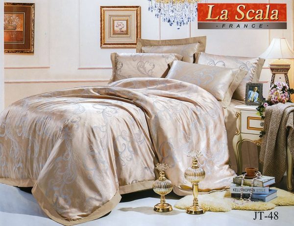 купить Шелковое постельное белье La Scala жаккард JT-48