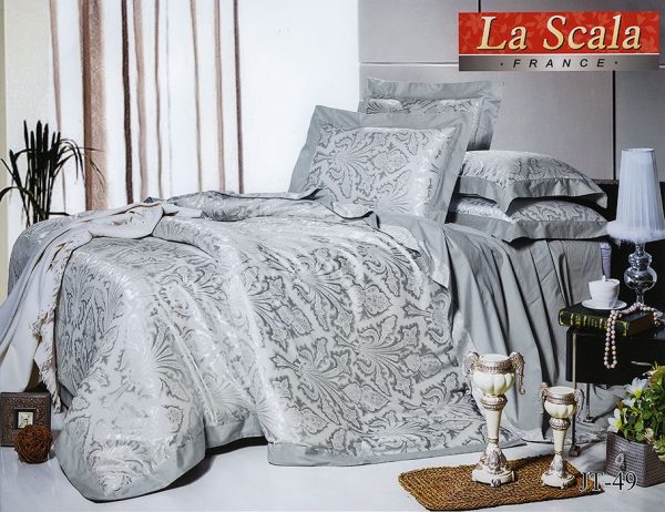 купить Шелковое постельное белье La Scala жаккард JT-49