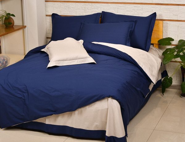 купить Однотонное постельное белье La Scala сатин DS-14 Синий фото