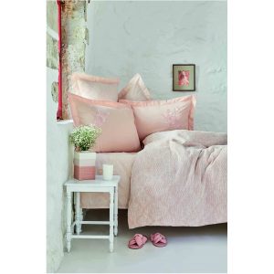 купить Постельное белье Karaca Home-Miracle blush pike jacquard Розовый фото