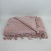 купить Покрывало-простынь махровое DIAMOND MALVINA PUDRA Розовый фото 107946