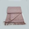 купить Покрывало-простынь махровое DIAMOND MALVINA PUDRA Розовый фото 107944