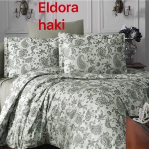 купить Постельное белье Altinbasak жаккард eldora haki Зеленый фото