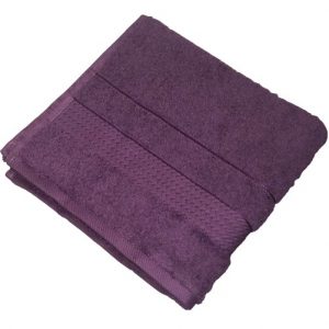 купить Махровое полотенце Ozdilek Trendy murdum 50x90 фиолетовый Фиолетовый фото