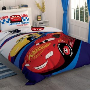 купить Детское постельное белье TAC Disney DH Cars Race Красный фото
