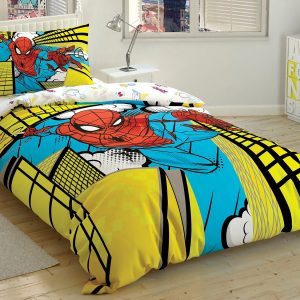 купить Детское постельное белье TAC Disney DH SpiderMan Exciting Jump Желтый фото