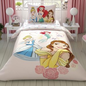 купить Детское постельное белье TAC Disney DH Princess Girl Power Кремовый фото