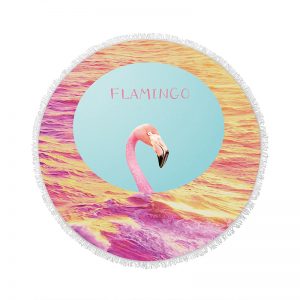 купить Круглый пляжный коврик-полотенце Flamingo BV-BT150/18