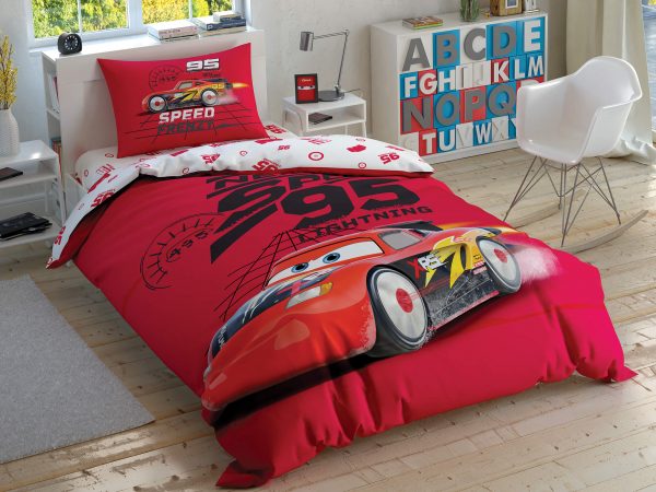 купить Детское постельное белье TAC Cars Speed Frenzy Красный фото