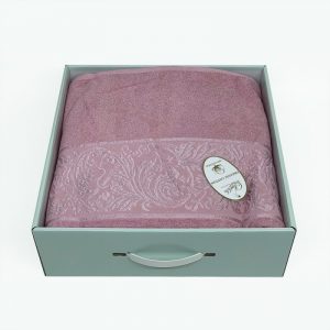 купить Махровая простынь - покрывало Luisa Rose Розовый фото
