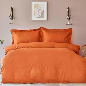 купить Постельное белье Karaca Home ранфорс - Back To Basic kiremit кирпичный Оранжевый фото