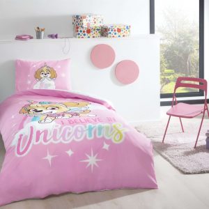 купить Подростковое постельное белье Disney TAC Paw Patrol Sky Glitter Ранфорс Розовый фото