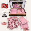 купить Постельное белье TAC Mayen Сатин-Delux Розовый фото 124545